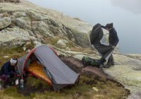Легкая треккинговая палатка