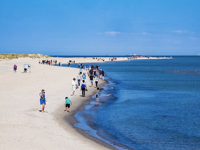 Песчаные пляжи Дании