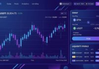 Современный интерфейс децентрализованной криптобиржи DEX