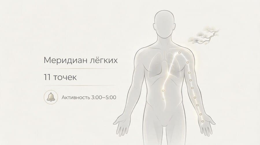 Меридиан легких